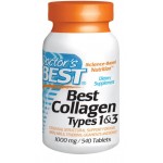 อาหารเสริม คอลลาเจน collagen ราคาส่ง ยี่ห้อ Doctor's Best, Best Collagen Types 1 & 3, 1000 mg, 540 Tablets